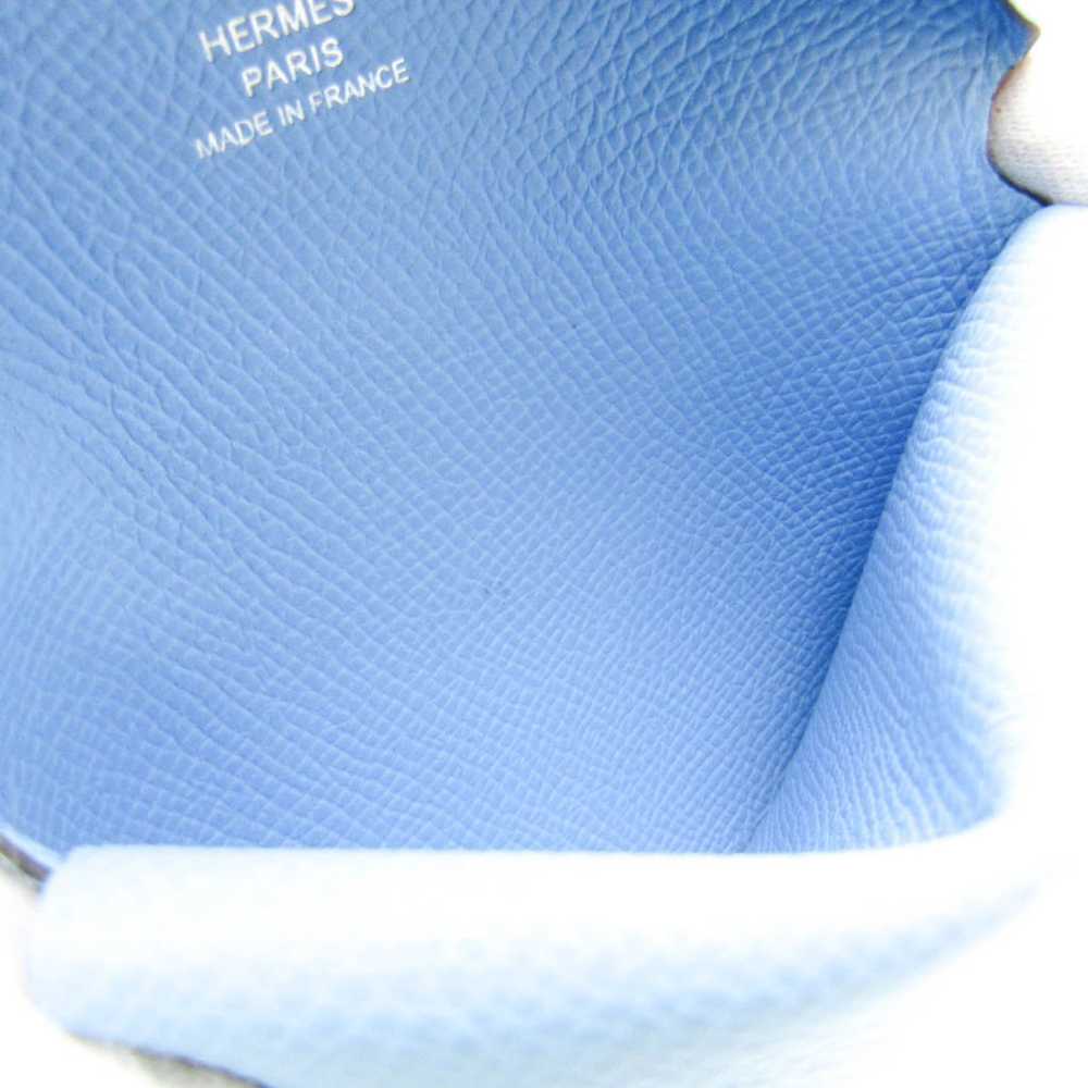 Hermes Hermes Calvi Duo Epsom Leather Card Case C… - image 9