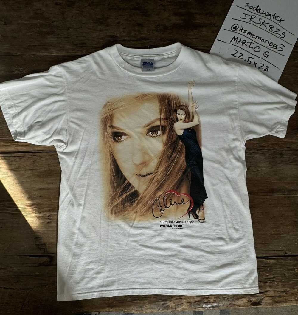 Vintage VINTAGE 1998 CELINE DION SHIRT XL LET’S T… - image 1