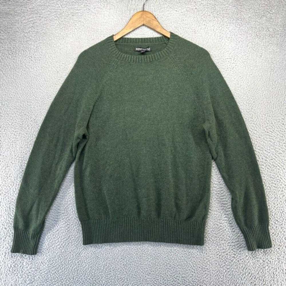 J.Crew J Crew Sweater Men's Small Green Mercantil… - image 1