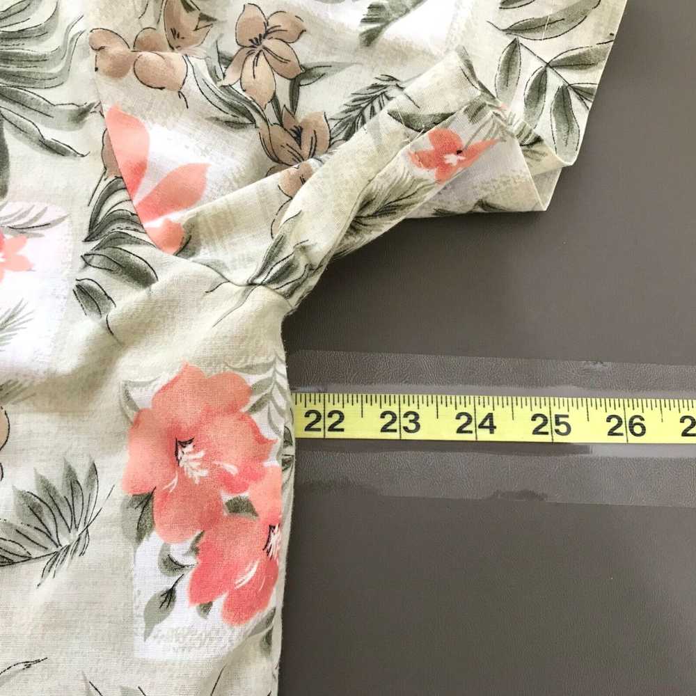 Blend Vintage Tapestry Hawaiian Shirt Size L Cott… - image 3