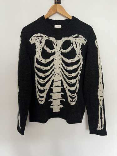 Saint Laurent Paris Wool Skeleton Sweater - image 1