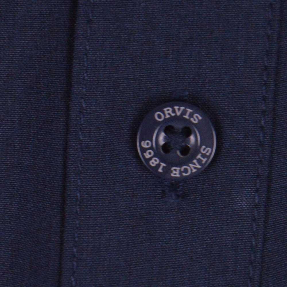 Orvis Orvis Mens Shirt M Navy Blue Outdoors Hikin… - image 3