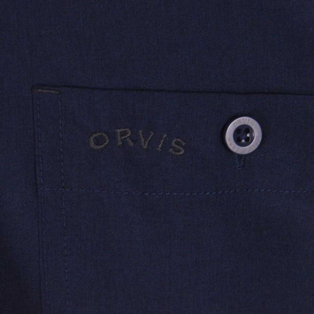 Orvis Orvis Mens Shirt M Navy Blue Outdoors Hikin… - image 5