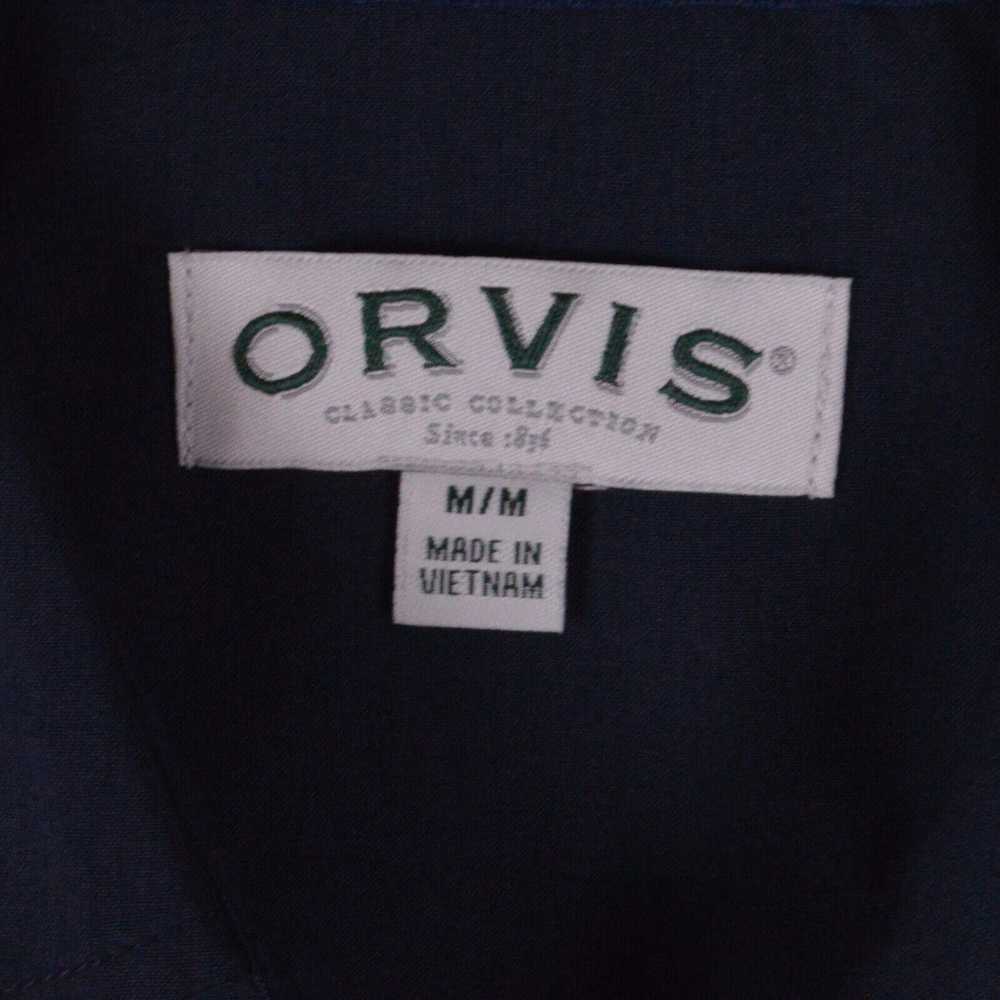 Orvis Orvis Mens Shirt M Navy Blue Outdoors Hikin… - image 6