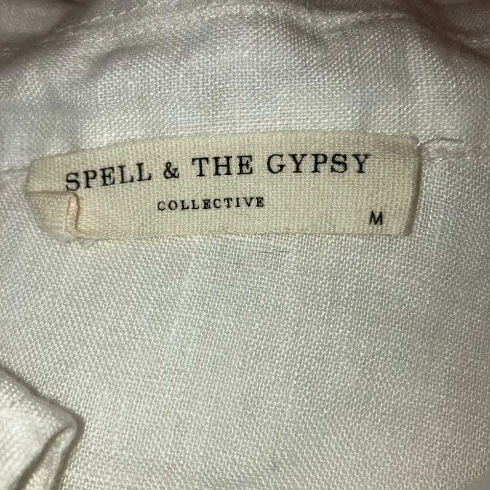 Spell Spell and the Gypsy Basic White Linen Blous… - image 11