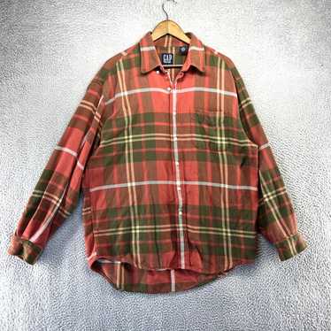 Gap Vintage Gap Flannel Shirt Men's Extra Large R… - image 1