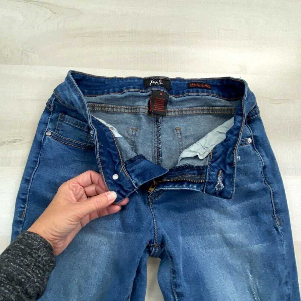 Earl Jean Earl Jean Womens Cropped Jeans 6 Skinny… - image 3
