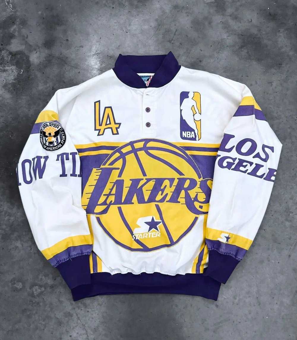 Lakers × Starter × Vintage Crazy Vintage 80s Lake… - image 1