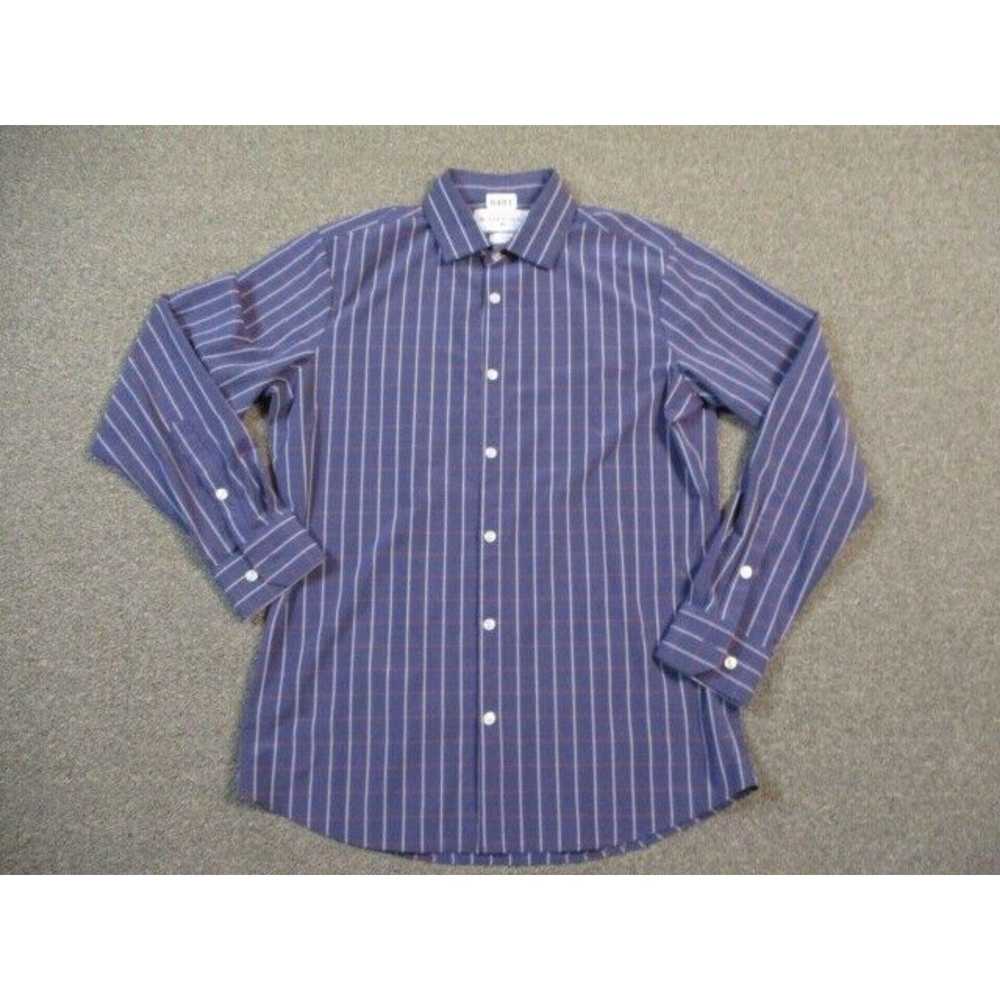 Mizzen+Main Mizzen + Main Shirt Men Large Blue Wh… - image 1