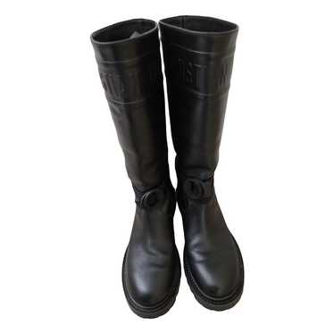 Dior D-Major leather riding boots - image 1