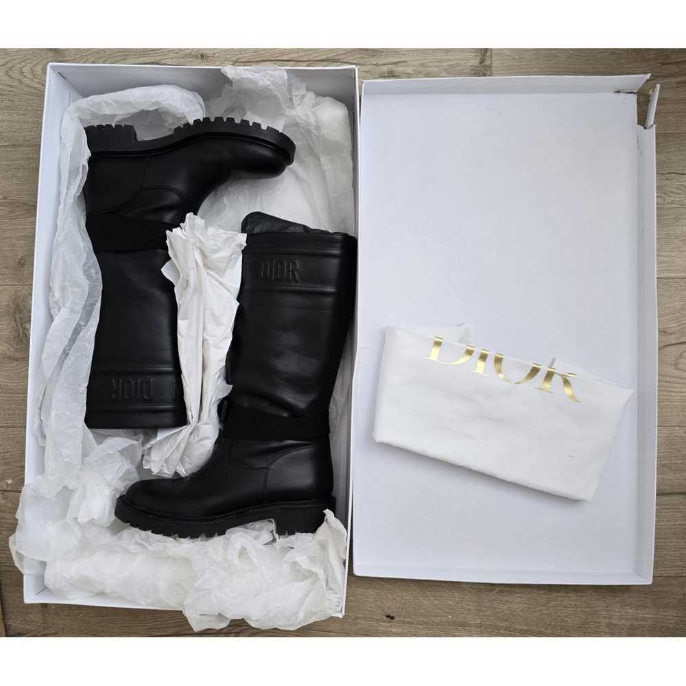 Dior D-Major leather riding boots - image 5