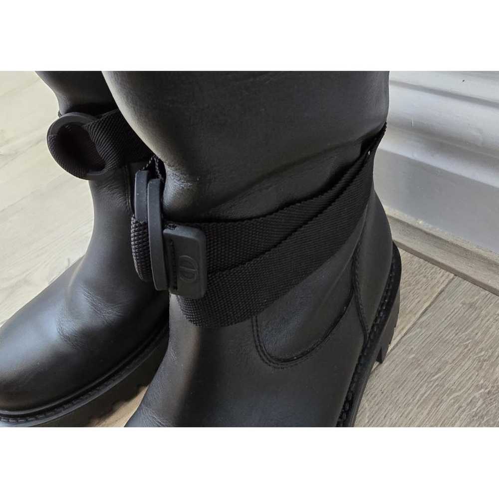 Dior D-Major leather riding boots - image 9