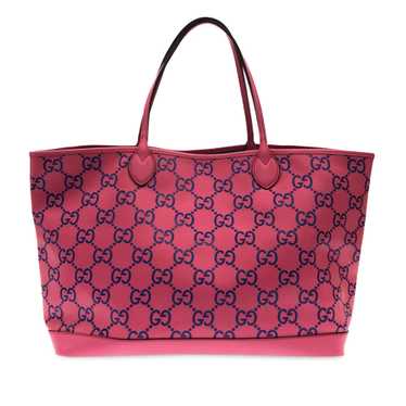 Pink Gucci Large GG Embossed Tote - image 1