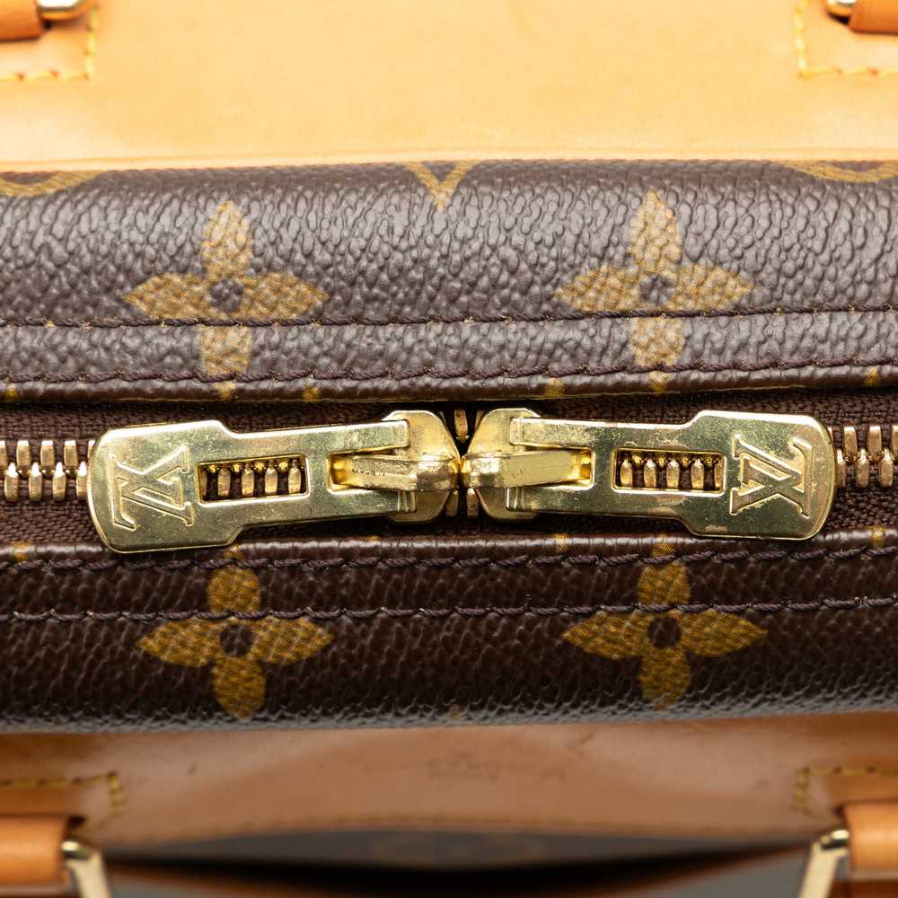 Brown Louis Vuitton Monogram Trouville Handbag - image 8
