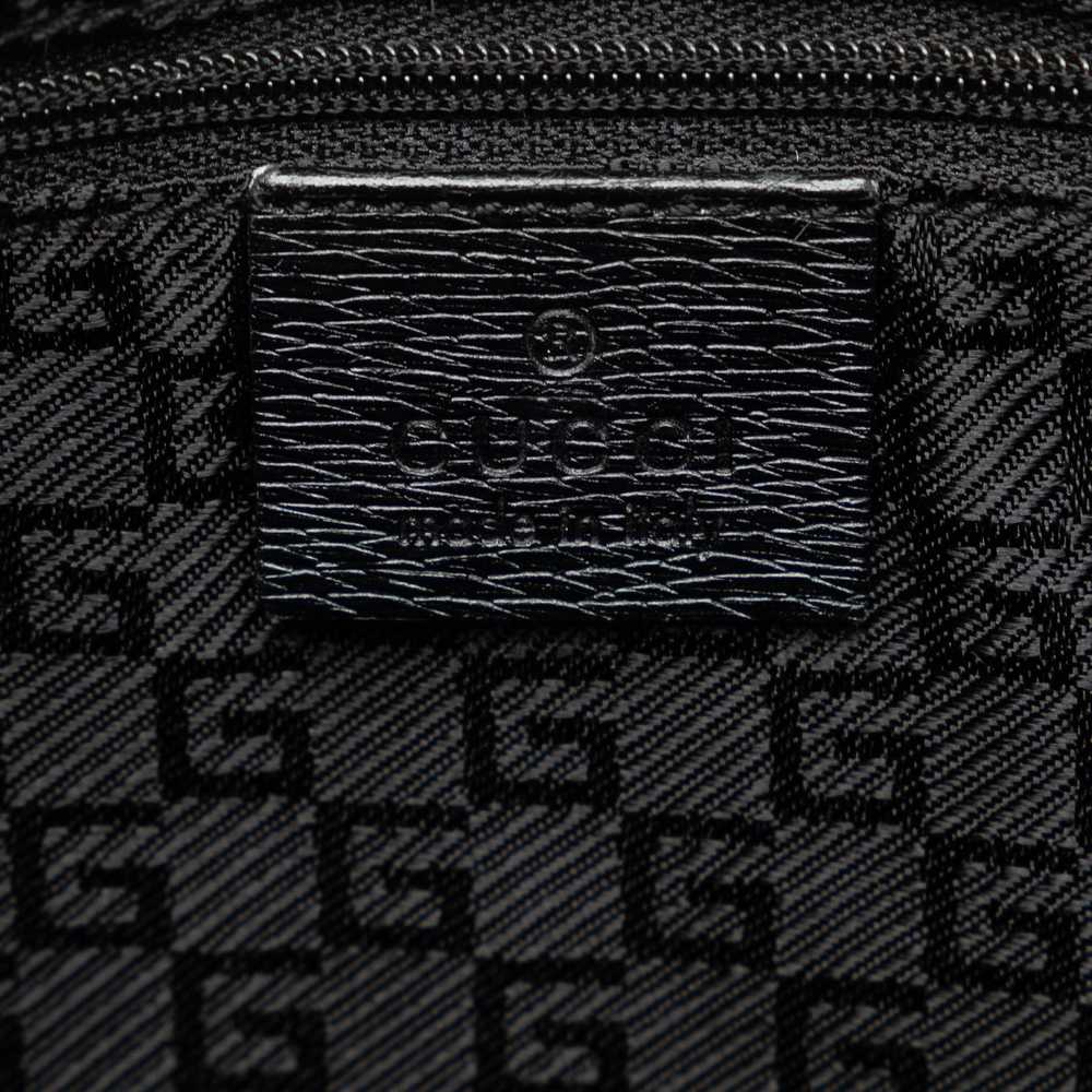 Black Gucci Leather Bamboo Jackie Shoulder Bag - image 6