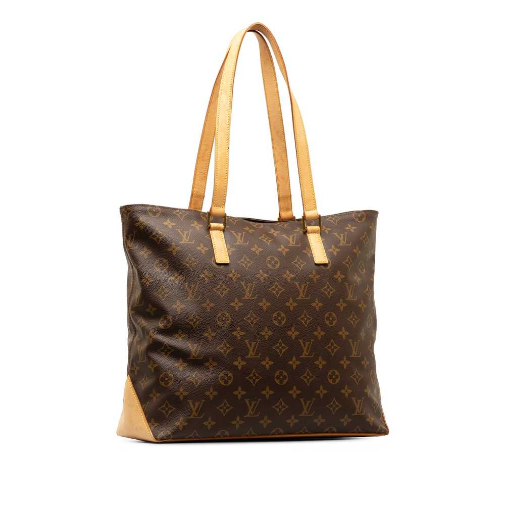 Brown Louis Vuitton Monogram Cabas Mezzo Tote Bag - image 2