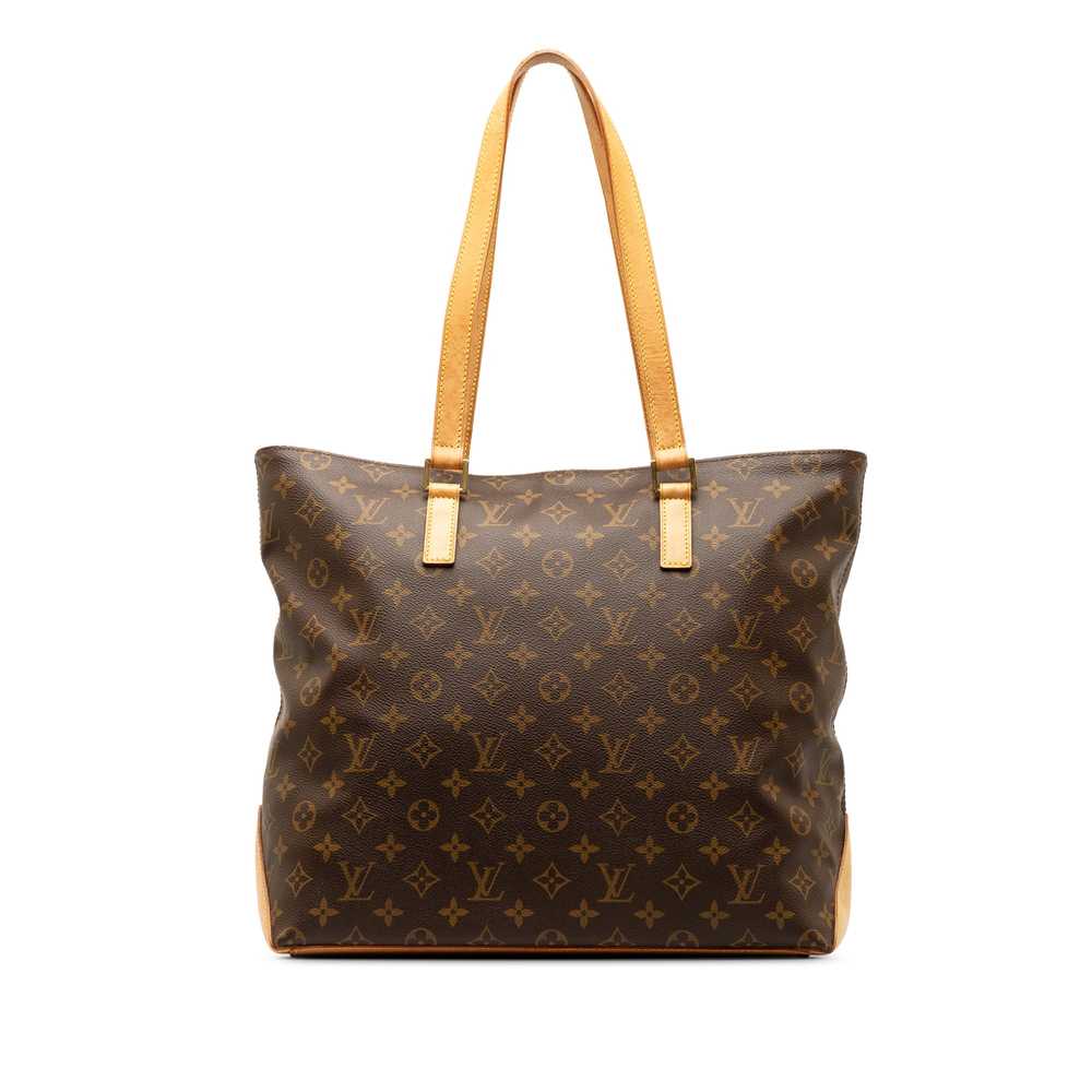 Brown Louis Vuitton Monogram Cabas Mezzo Tote Bag - image 3
