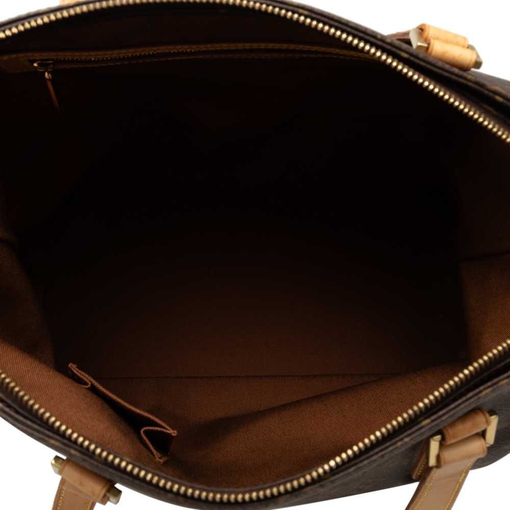 Brown Louis Vuitton Monogram Cabas Mezzo Tote Bag - image 5