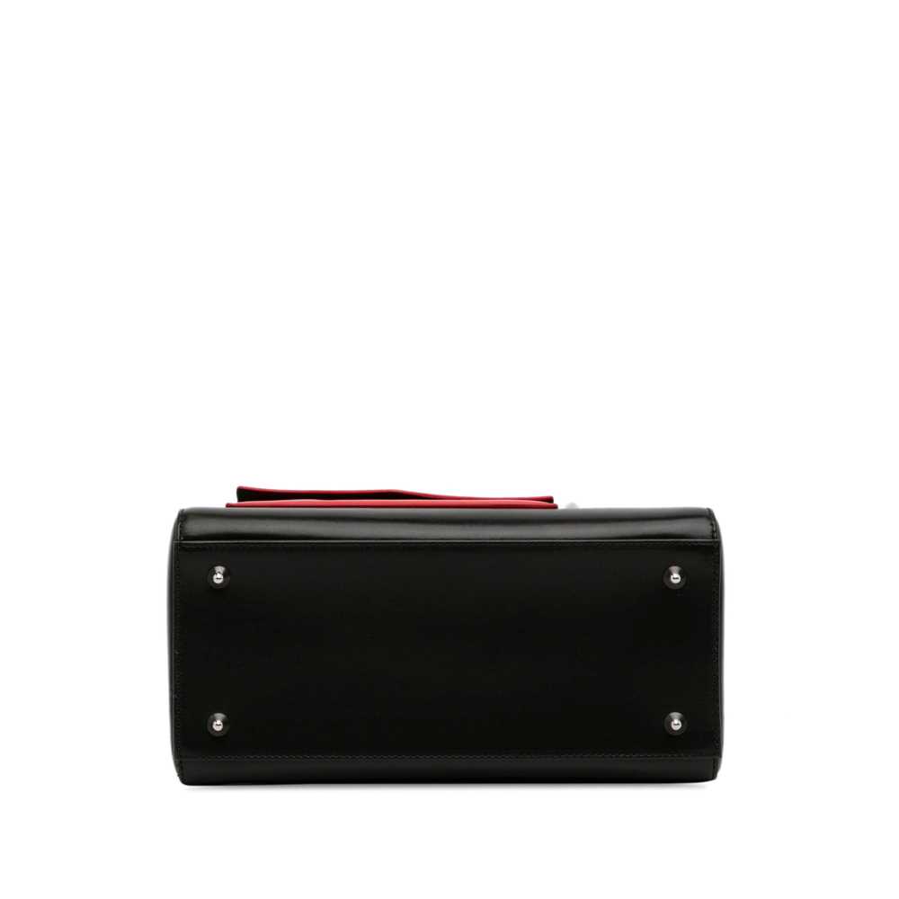 Black Dior Medium Calfskin Pockets Lady Dior Satc… - image 5