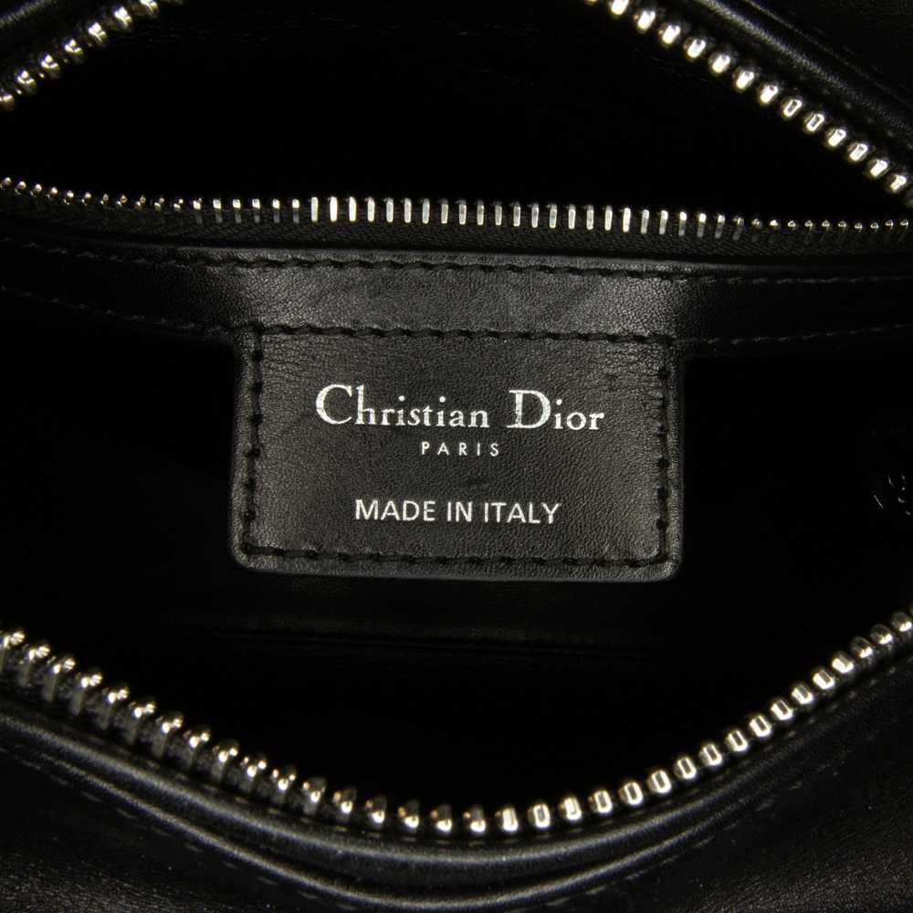 Black Dior Medium Calfskin Pockets Lady Dior Satc… - image 7