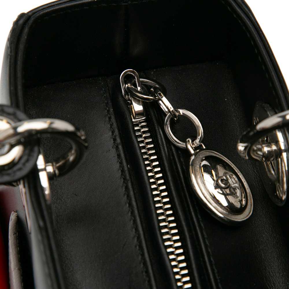 Black Dior Medium Calfskin Pockets Lady Dior Satc… - image 9