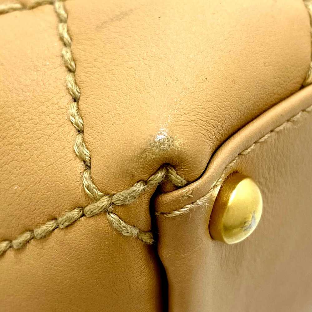 Yellow Chanel CC Wild Stitch Lambskin Handbag - image 10