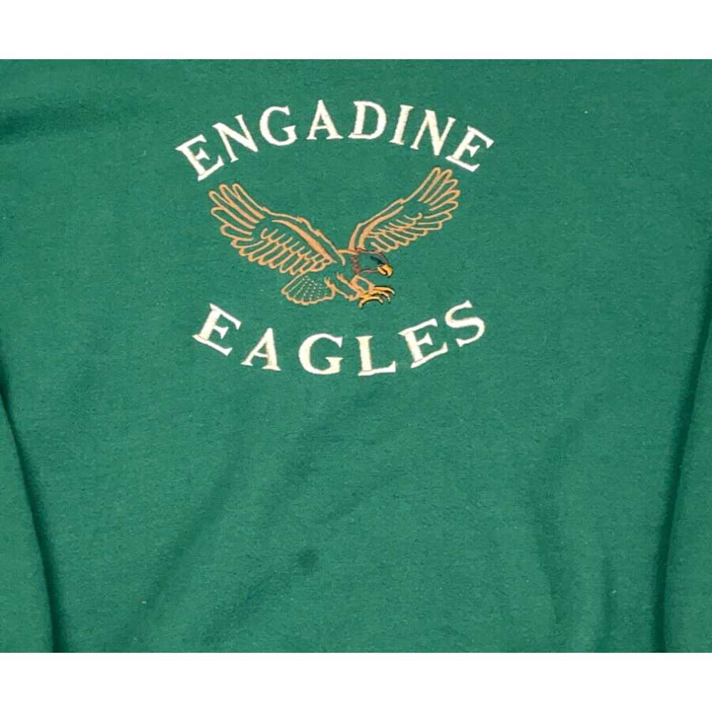 Lee VTG 90s Northern Michigan Embroidered Eagle P… - image 2
