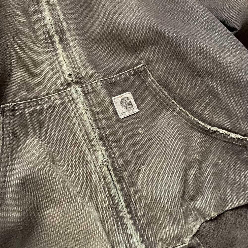 Carhartt × Vintage 90s INSANE Faded Brown Carhart… - image 4