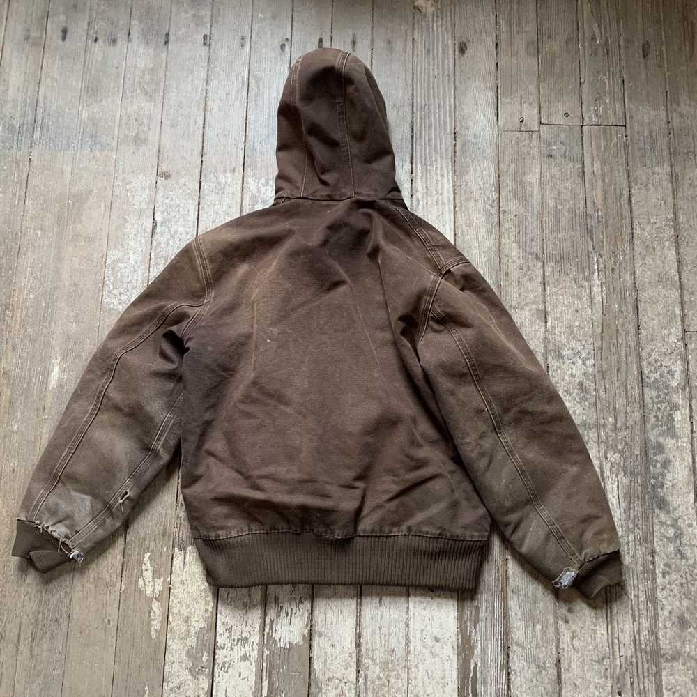 Carhartt × Vintage 90s INSANE Faded Brown Carhart… - image 6