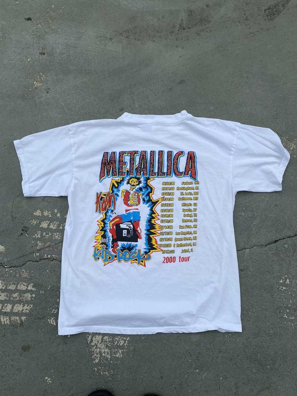 Band Tees × Metallica × Vintage Crazy vintage 200… - image 3