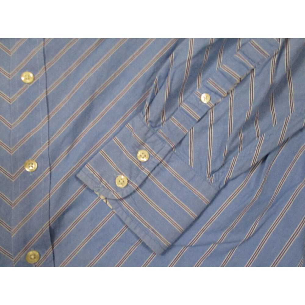 Robert Graham RG Shirt Mens XL Blue White Stripe … - image 3