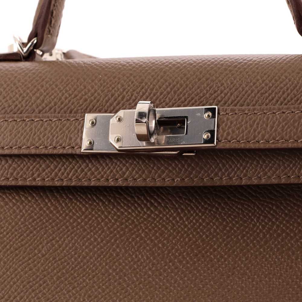 Hermes Kelly Mini II Bag Bicolor Epsom with Palla… - image 7