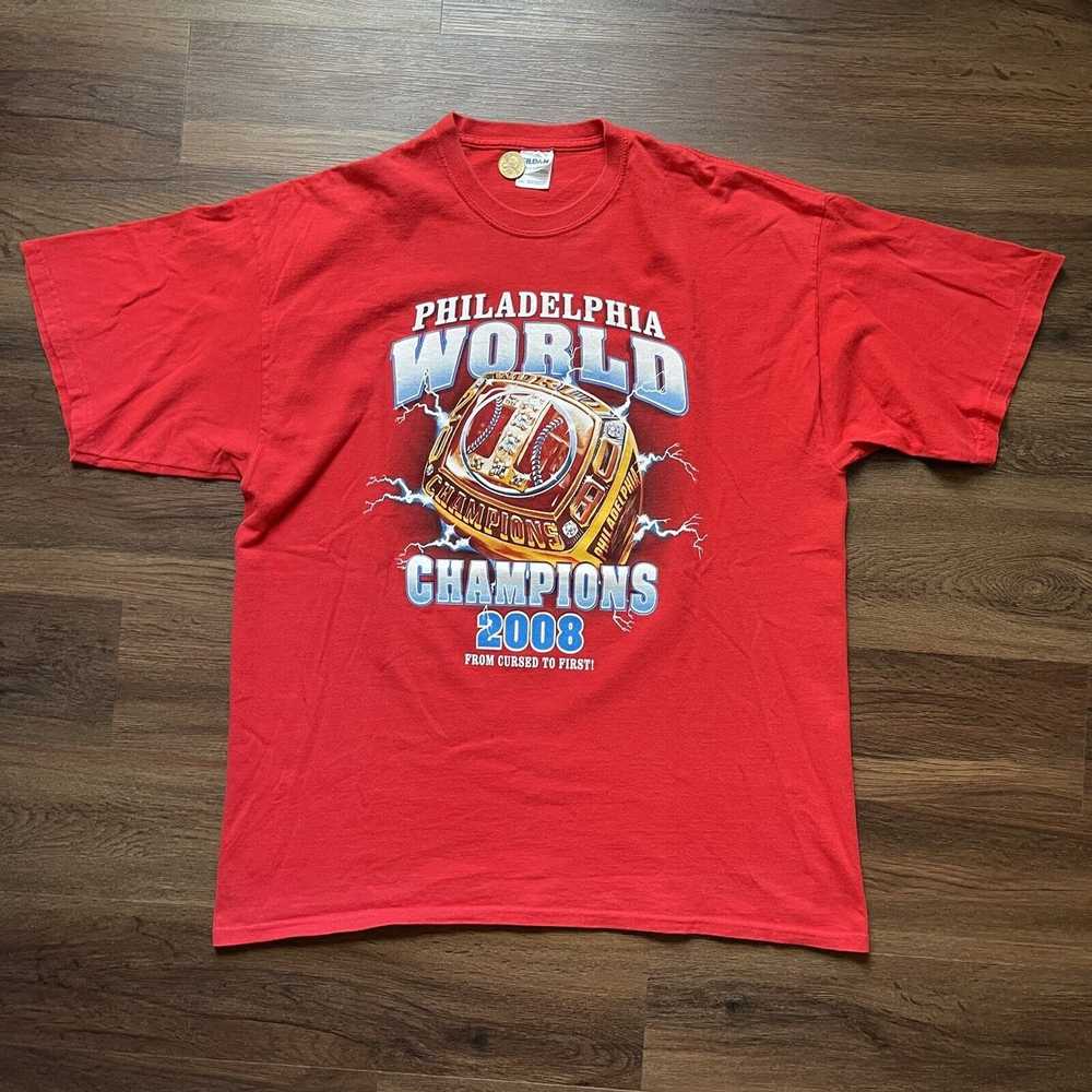 Gildan Philadelphia Phillies World Series T Shirt… - image 2
