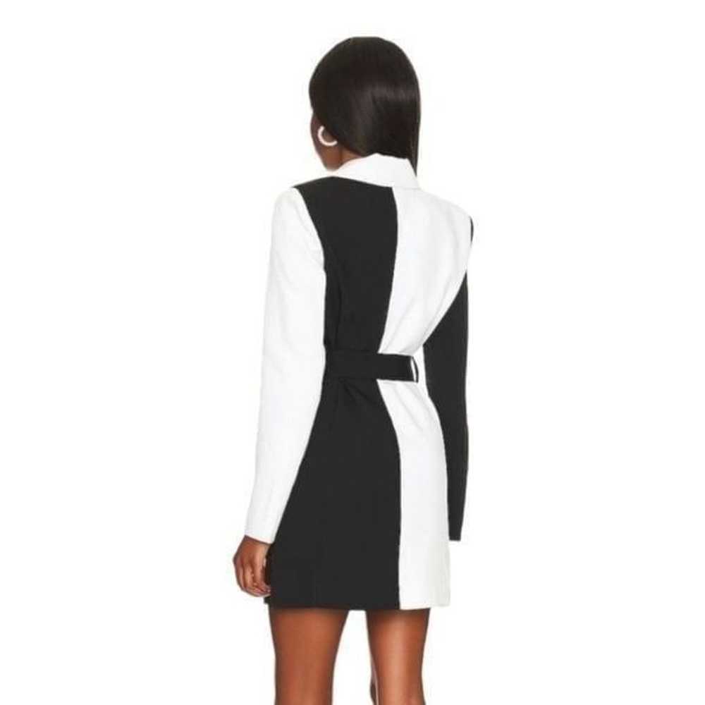Steve Madden Sasha Mini Dress in Black and white … - image 5