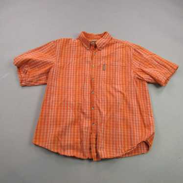 Vintage Columbia Shirt Mens Medium Short Sleeve P… - image 1