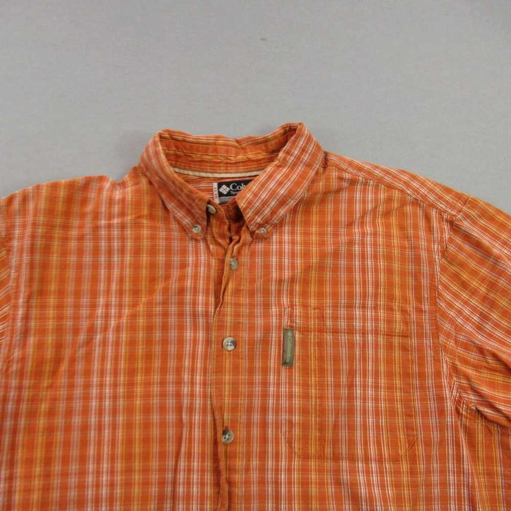 Vintage Columbia Shirt Mens Medium Short Sleeve P… - image 2