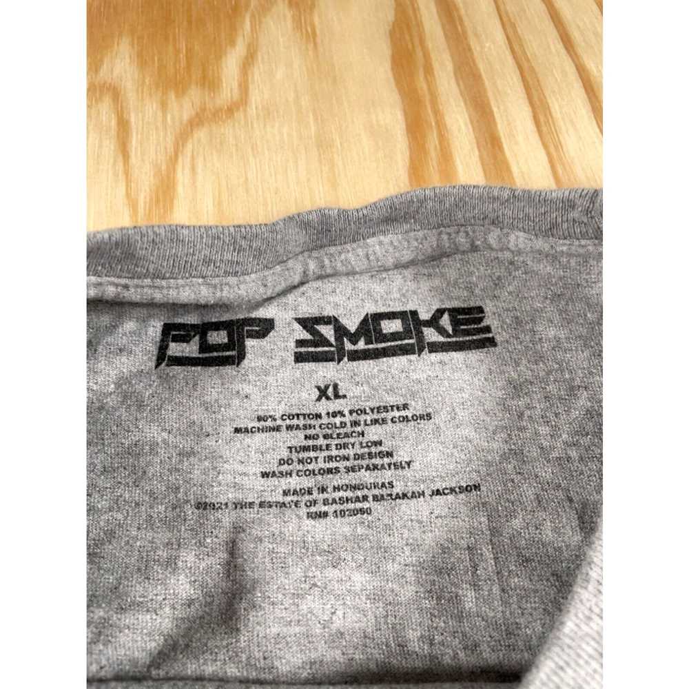 Vintage Pop Smoke Memorial Print T-Shirt Adult XL… - image 3