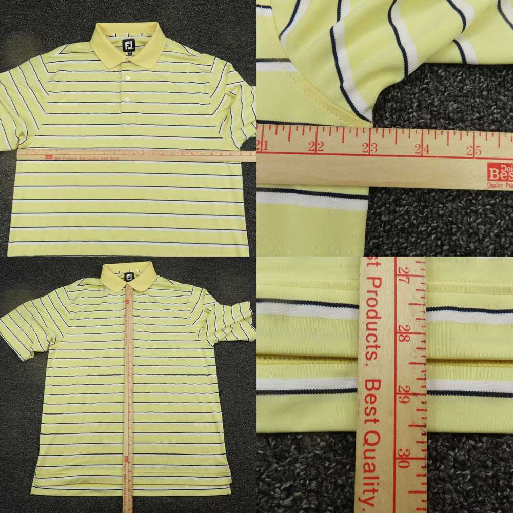 Footjoy FootJoy Shirt Adult Large Yellow & Black … - image 4