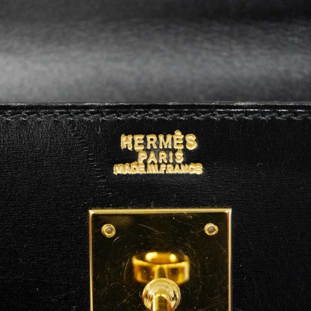 Hermes Hermes handbag Kelly 32 ○U stamp box calf … - image 5