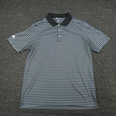 Adidas Adidas Polo Shirt Adult Medium Gray & Blac… - image 1
