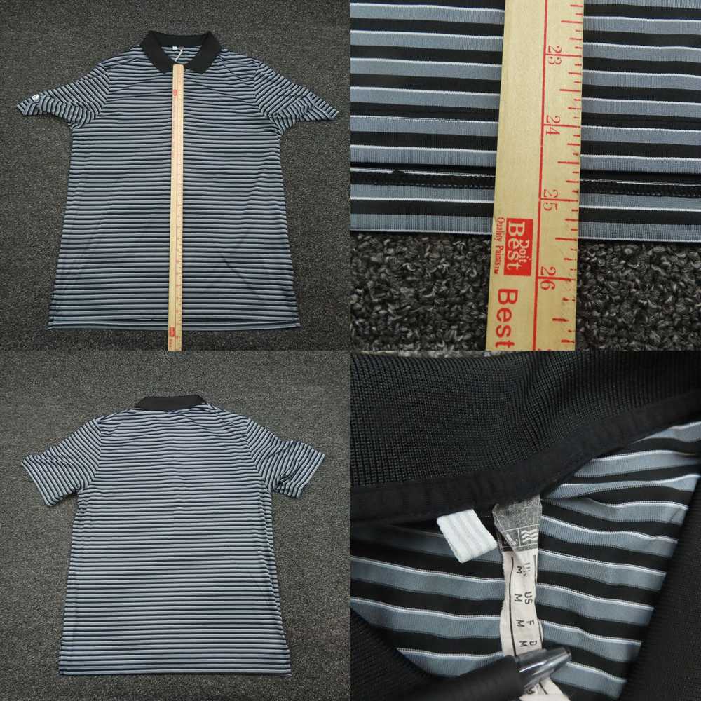 Adidas Adidas Polo Shirt Adult Medium Gray & Blac… - image 4