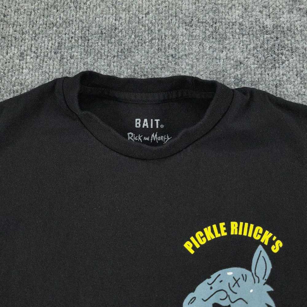 Swims Bait X Rick And Morty Shirt Men's Small Bla… - image 3