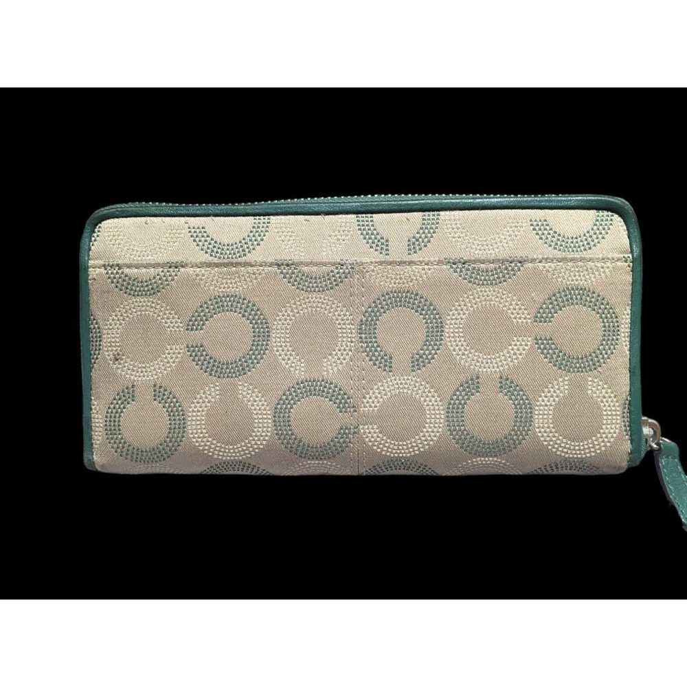 Coach Coach Ashley Dotted OP Art Zip Wallet - image 2