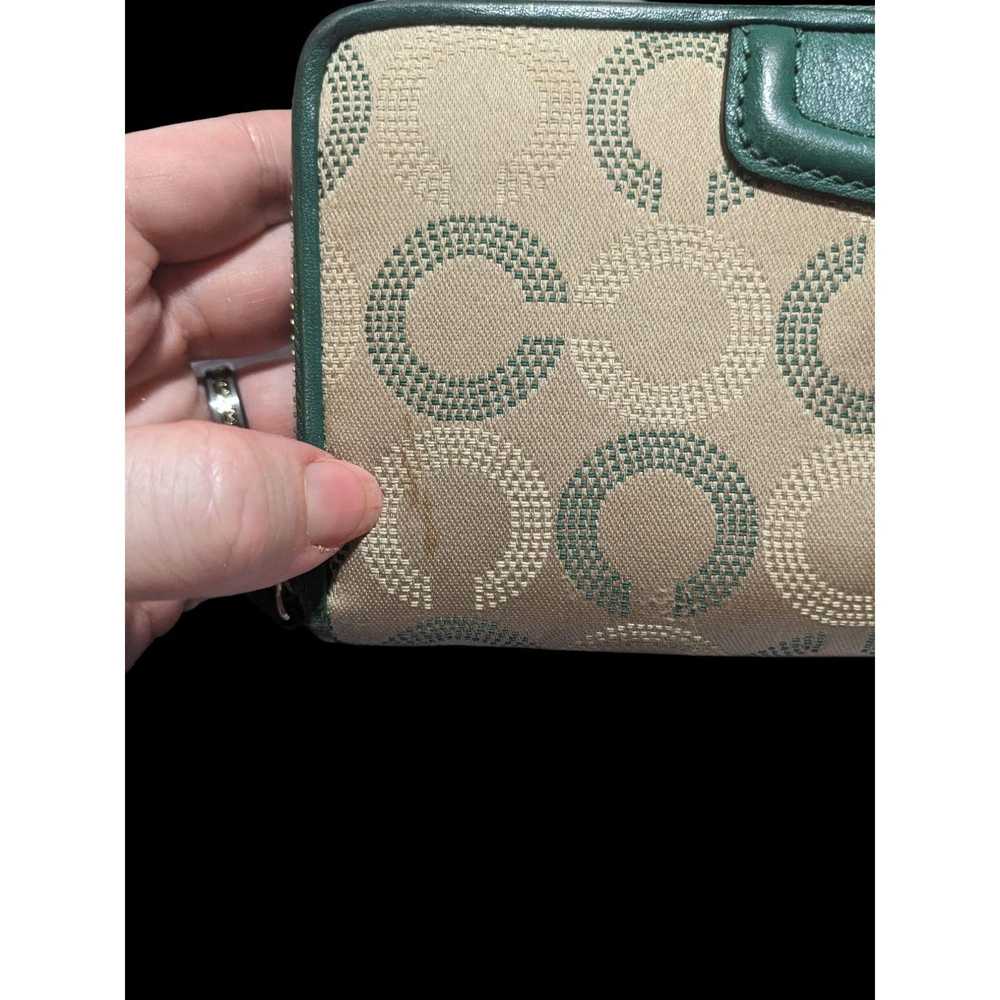 Coach Coach Ashley Dotted OP Art Zip Wallet - image 7