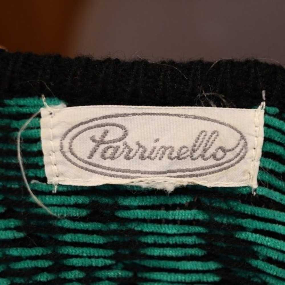 Parrinello Vintage Knit Trippy Swirl Sweater Funk… - image 9