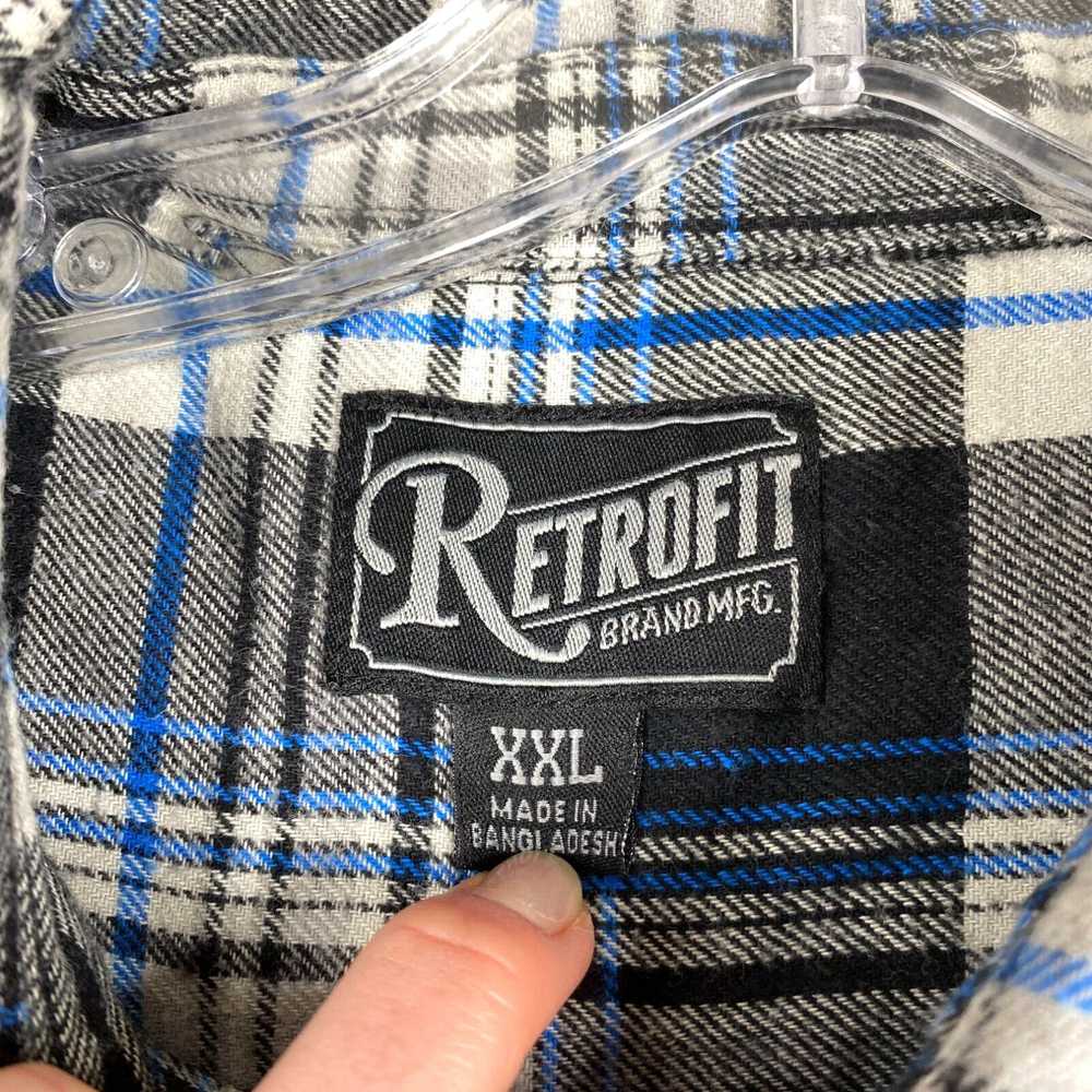 J Brand Retrofit Brand Mfg. Flannel Button-Up Shi… - image 2