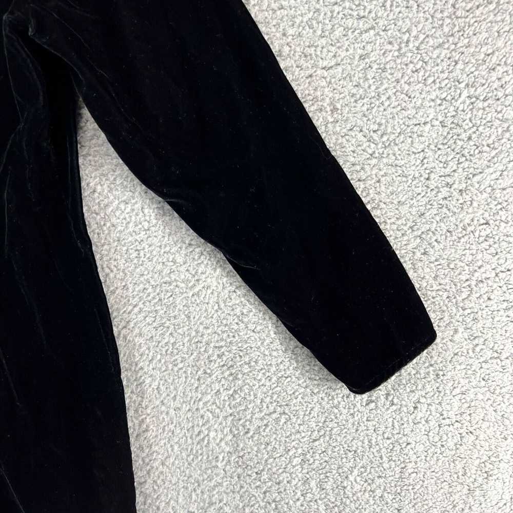 Vintage Vintage Vanna White Dress 12 Black Sleeve… - image 3