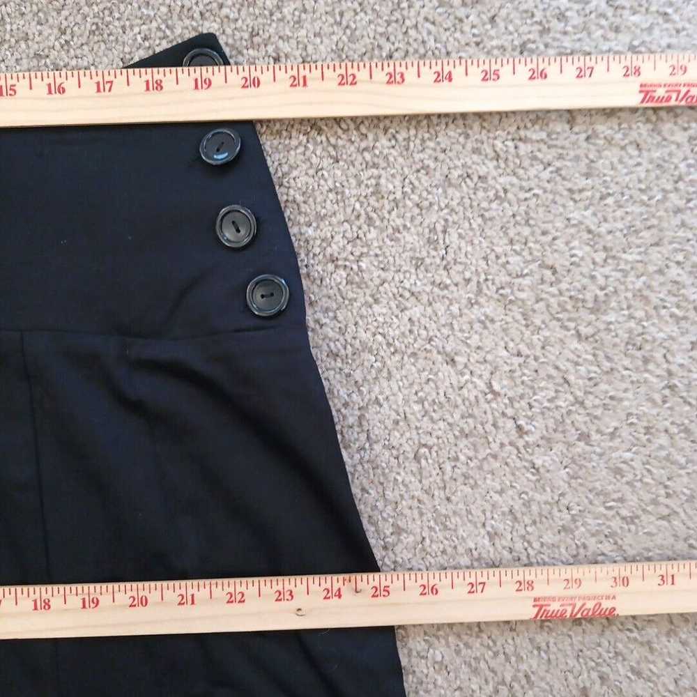 Vintage Lane Bryant Skirt Size 18 Black Midi Trum… - image 3