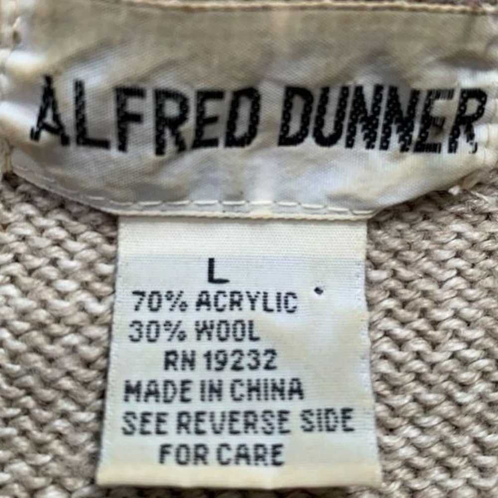 Vintage Alfred Dunner Sweater Tan Pastel Floral E… - image 7