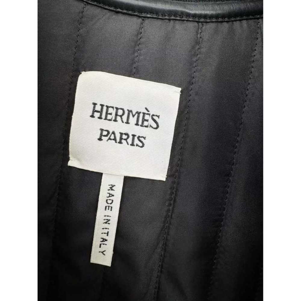 Hermès Leather jacket - image 4